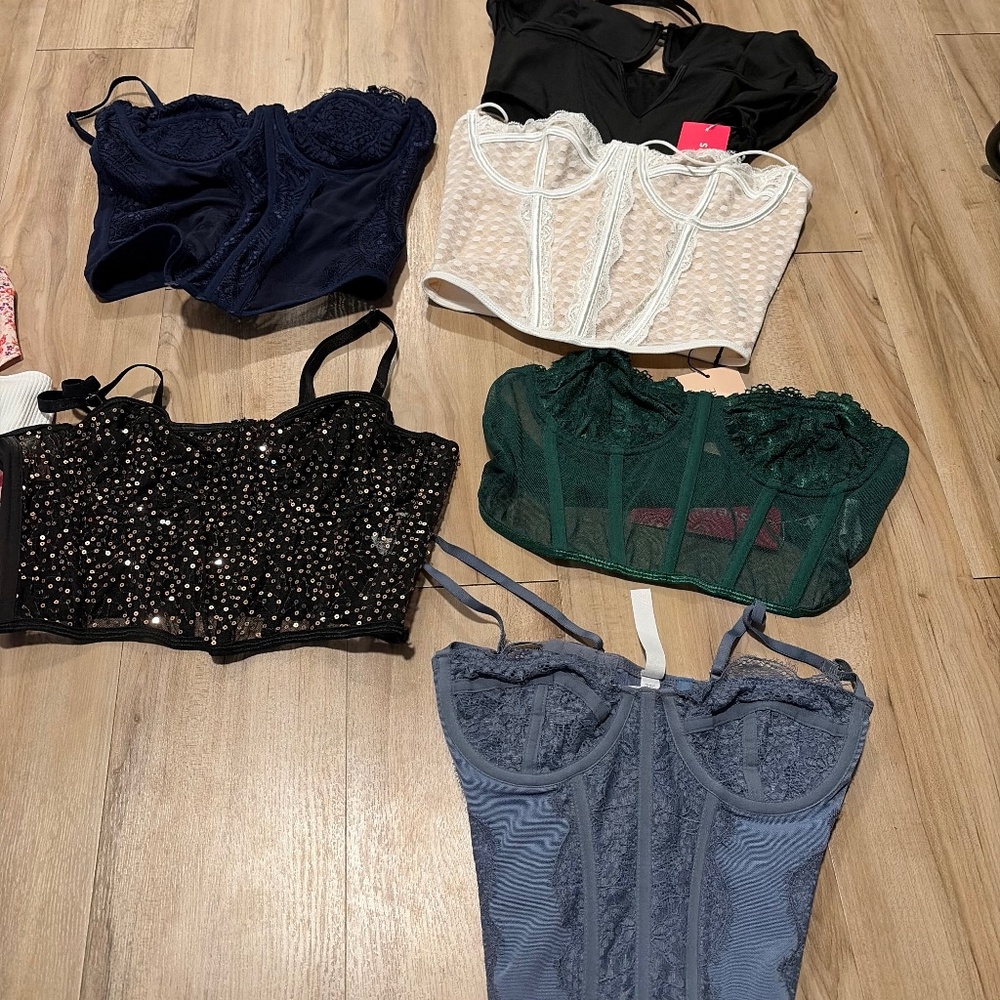 Crop top corset shirt